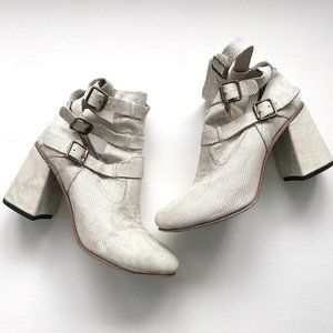 Freebird by Steven Teddy Snakeskin Boots Size 10